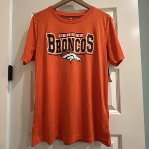 Denver Broncos NFL TEAM APPAREL SHORT SLEEVE T SHIRT YOUTH XXL 18 Orange‎